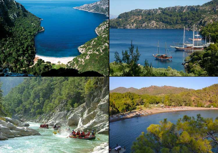 Dalaman'da gezilecek yerler