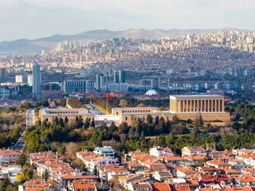 Anıtkabir'den panoramik Ankara manzarası