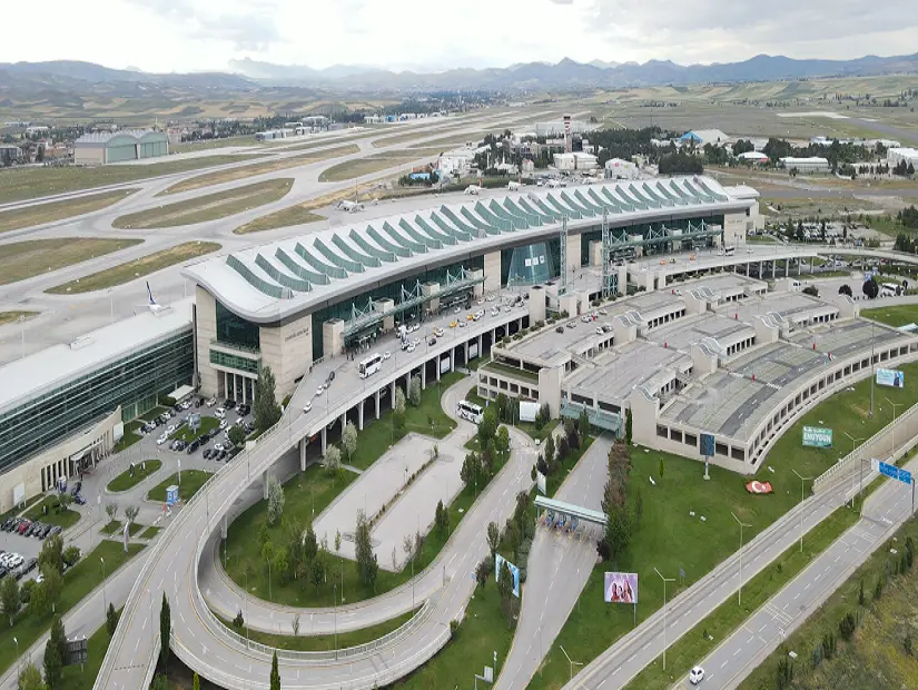 Ankara Esenboğa Havalimanı havadan görünümü