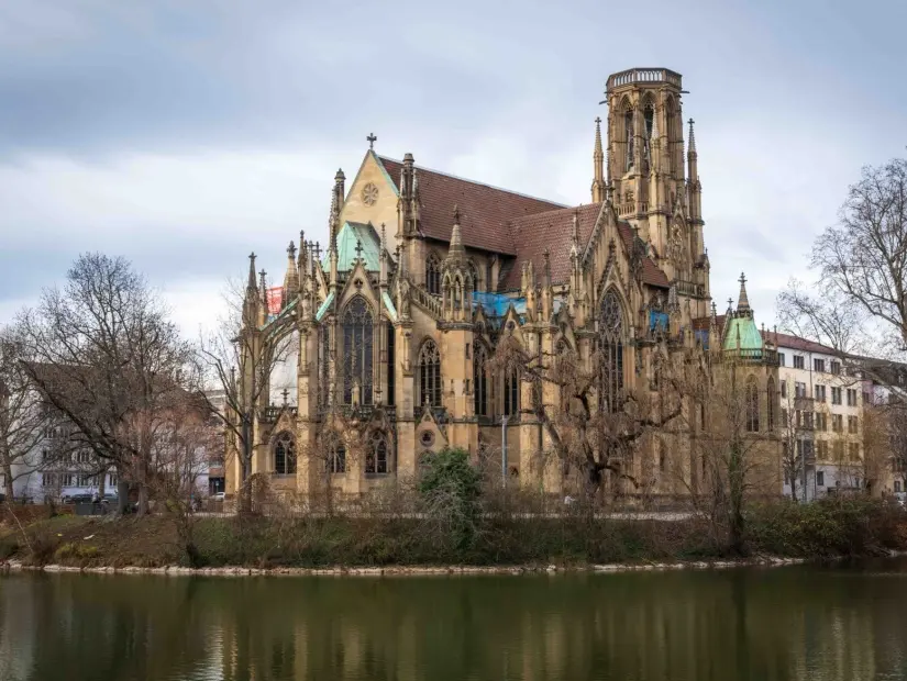 St John Kilisesi, Evangelische Kirchengemeinde Stuttgart, Almanya