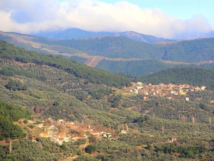 Beyoba Köyü havadan görünümü