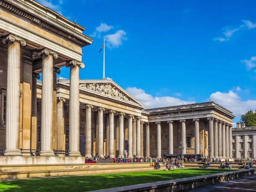 The British Museum in Londra, İngiltere, Birleşik Krallık