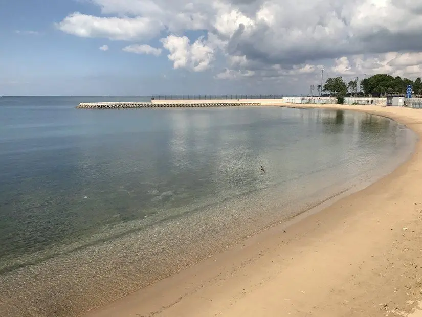 Caddebostan Plajı görünümü