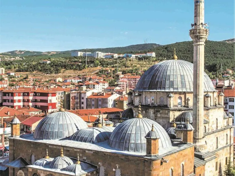 Çapanoğlu Camii havadan görünümü