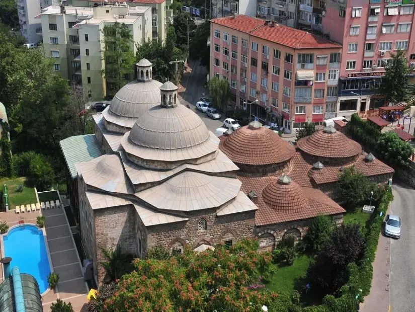 Eski Kaplıca havadan görünümü