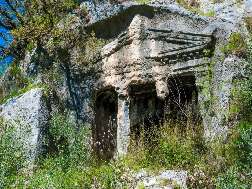 Deadala kaya mezarı, Göcek, Türkiye