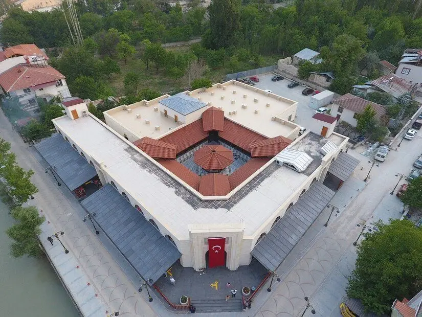 Hamidiye çarşısı havadan görünümü