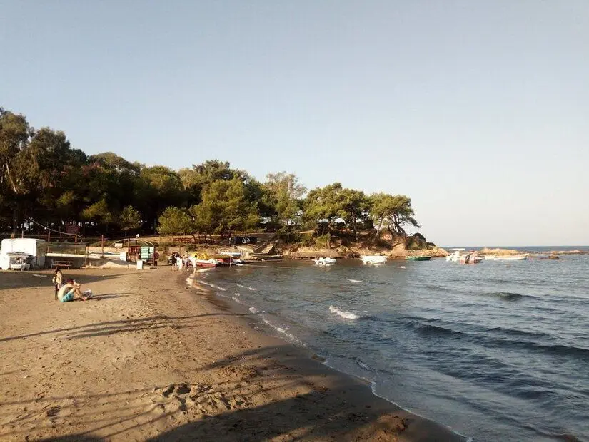 Özdere Kalemlik Plajı görünümü