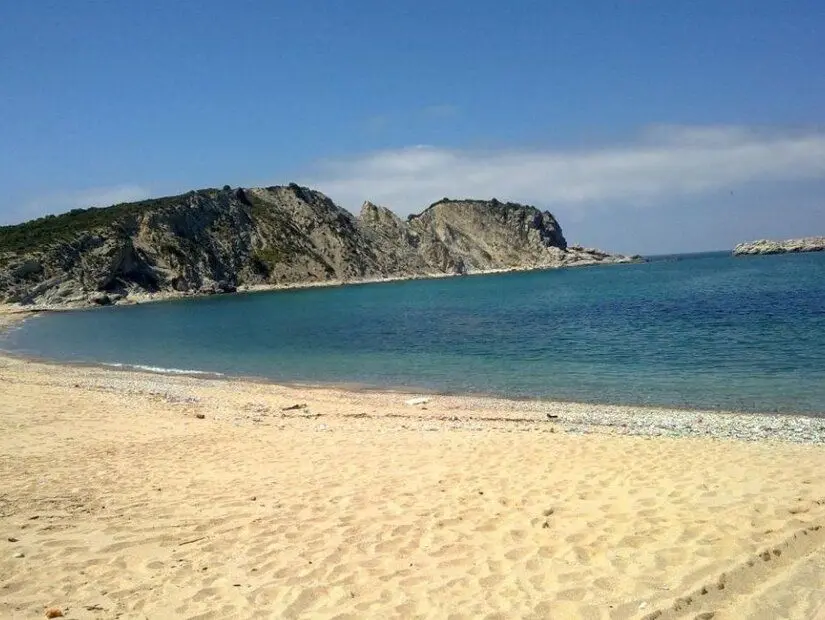 Karacaköy Plajı görünümü