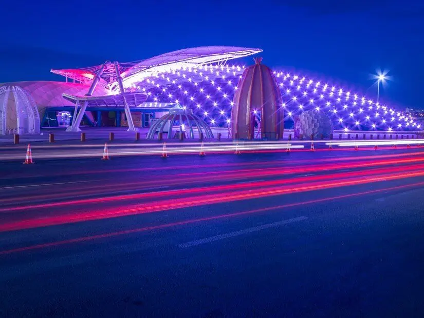 Konya Tropikal Kelebek Bahçesi akşam görünümü
