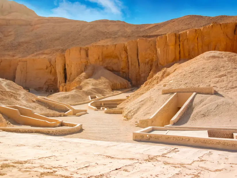 Krallar Vadisi. Firavunların mezarları. Tutankamun. Luxor. Mısır.