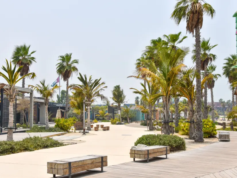 La Mer plajı görünümü