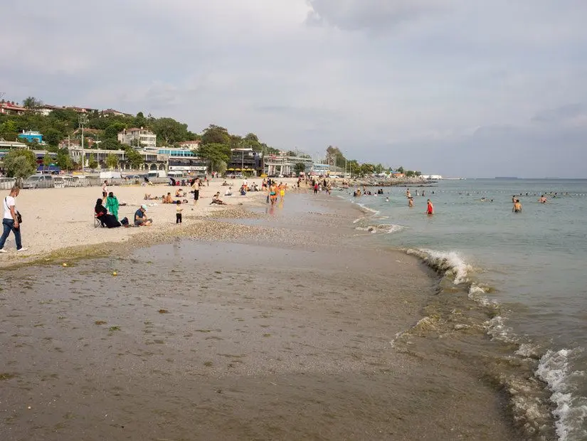 Florya Menekşe Plajı görünümü