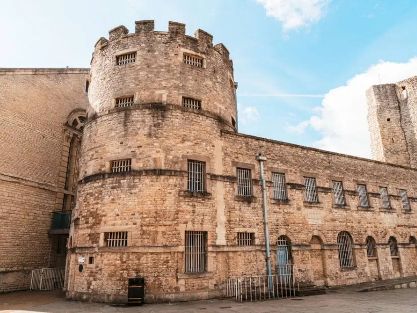 Oxford Castle and Prison in Oxford, United Kingdom