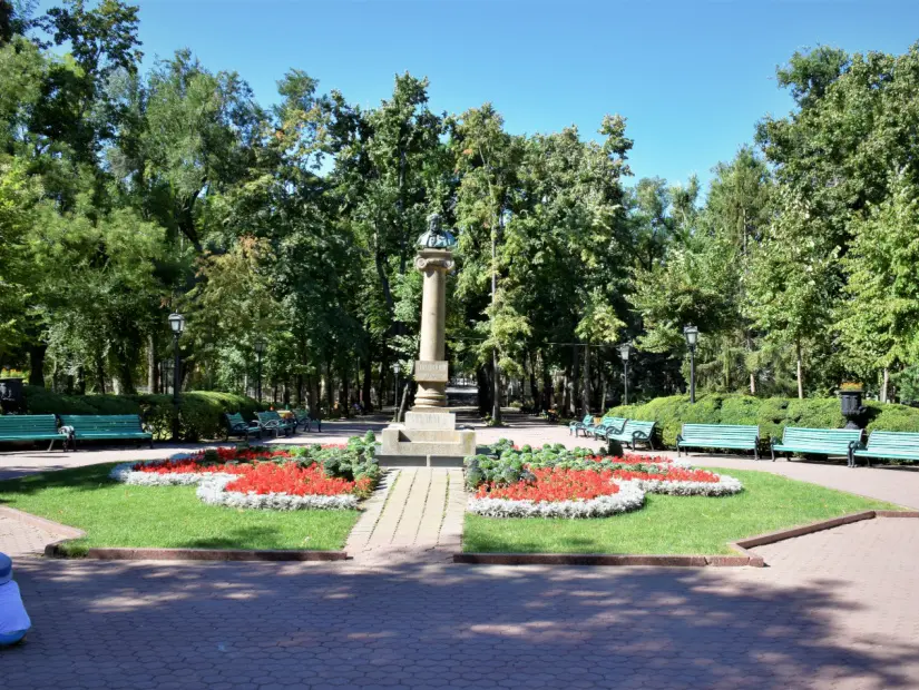 Anıt büyük Rus şair Aleksandr Puşkin Kişinev, Moldova