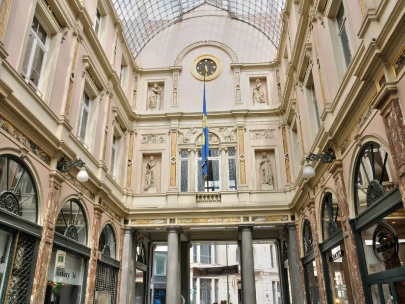Belçika, Brüksel'in Galeries Royales Saint Hubert'i
