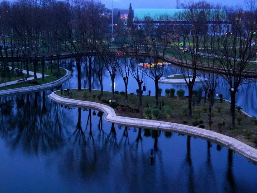Sakarya Kent Park akşam görünümü