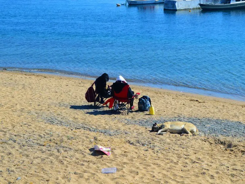 Suadiye Plajı görünümü