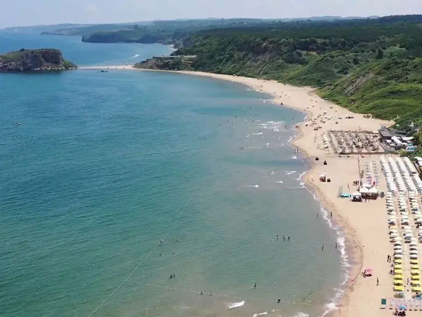 Uzunkum Plajı havadan görünümü
