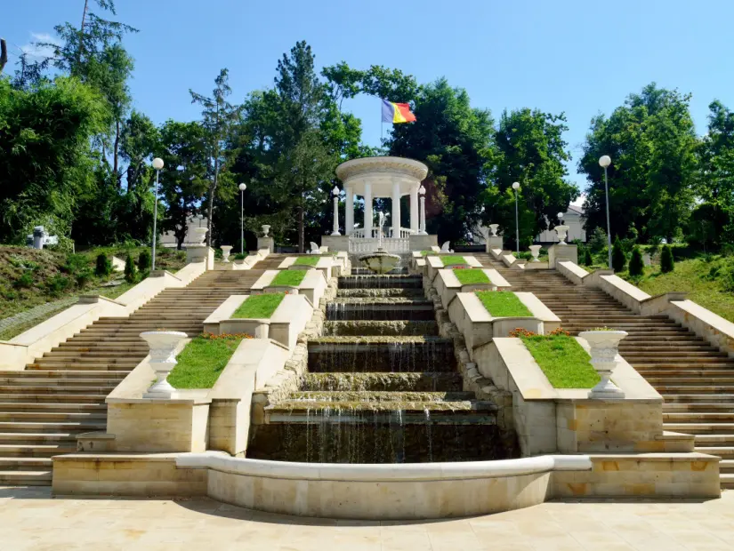 Kişinev, Moldova'daki Valea Morilor parkı görünümü