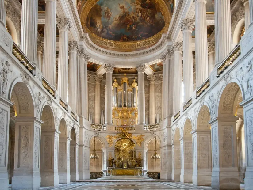 Büyük Salon Balo Salonu Versaille Sarayı Paris Fransa