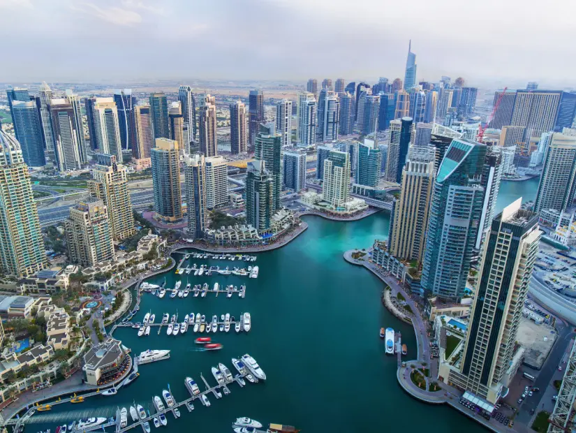 XLine Dubai havadan görünümü