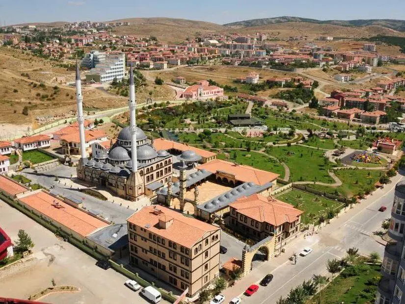 Yozgat Bilal Şahin Külliyesi havadan görünümü
