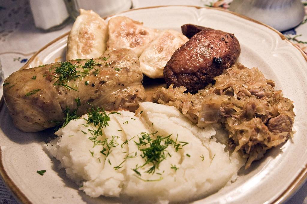 Polonya usulü piliç dolması