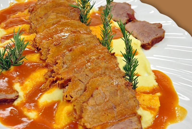 Kestaneli etli tavuklu dana