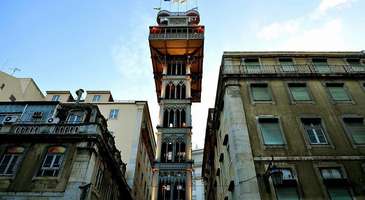 Chiado ve Santa Justa Asansörü