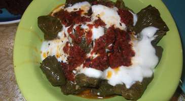 Baklalı sarma