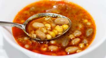 Mısırlı fasülye çorbası 