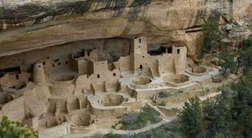 Anasazi halkının yaşadığı yeri görün