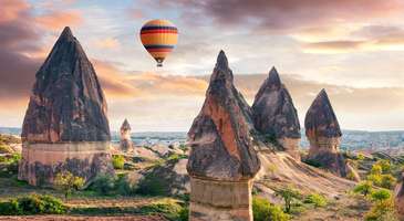 Kapadokya’nın eşsiz güzelliğini gökyüzünden seyredin 