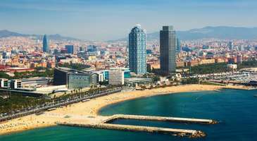 Barselona sahillerinin tadını çıkarın