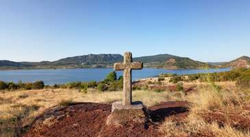 Lac du Malsaucy’de su bisikletine binin  