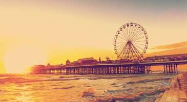 Blackpool iskelelerine bir gününüzü ayırın