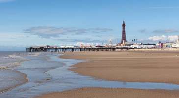 Blackpool sahillerinde eğlenin