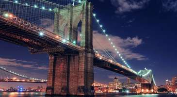 Brooklyn Köprüsü'nden geçin
