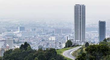 Bogota’ya Torre Colpatria’nın tepesinden bakın 