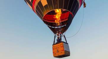 Şehri bir de sıcak hava balonundan kuşbakışı seyredin