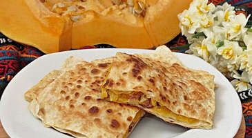 Bolu usulü kabaklı gözleme