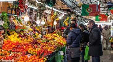Mercado do Bolhao’dan taze meyve ve sebze alın 