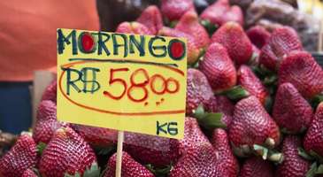 Sao Paulo merkez çarşısında alışveriş yapın 