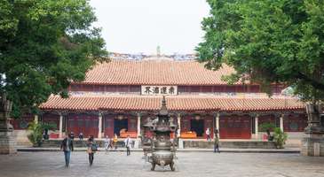 Quanzhou şehir merkezinde dolaşın 