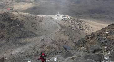 Sabalan Dağı’nın zirvesine tırmanın