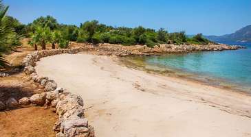 Sedir Adası’nın dillere destan kumsalını görün  