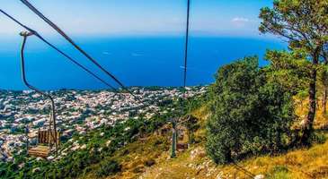 Teleferikle Solaro Tepesine çıkın