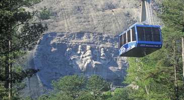 Stone Mountain Park’ta gezin 