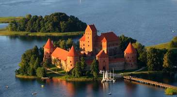 Trakai Kalesi’ne çıkın